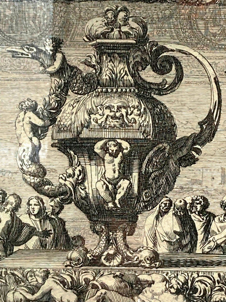 Lepautre. Pair Of Engravings. Period XVIIth Century-photo-2
