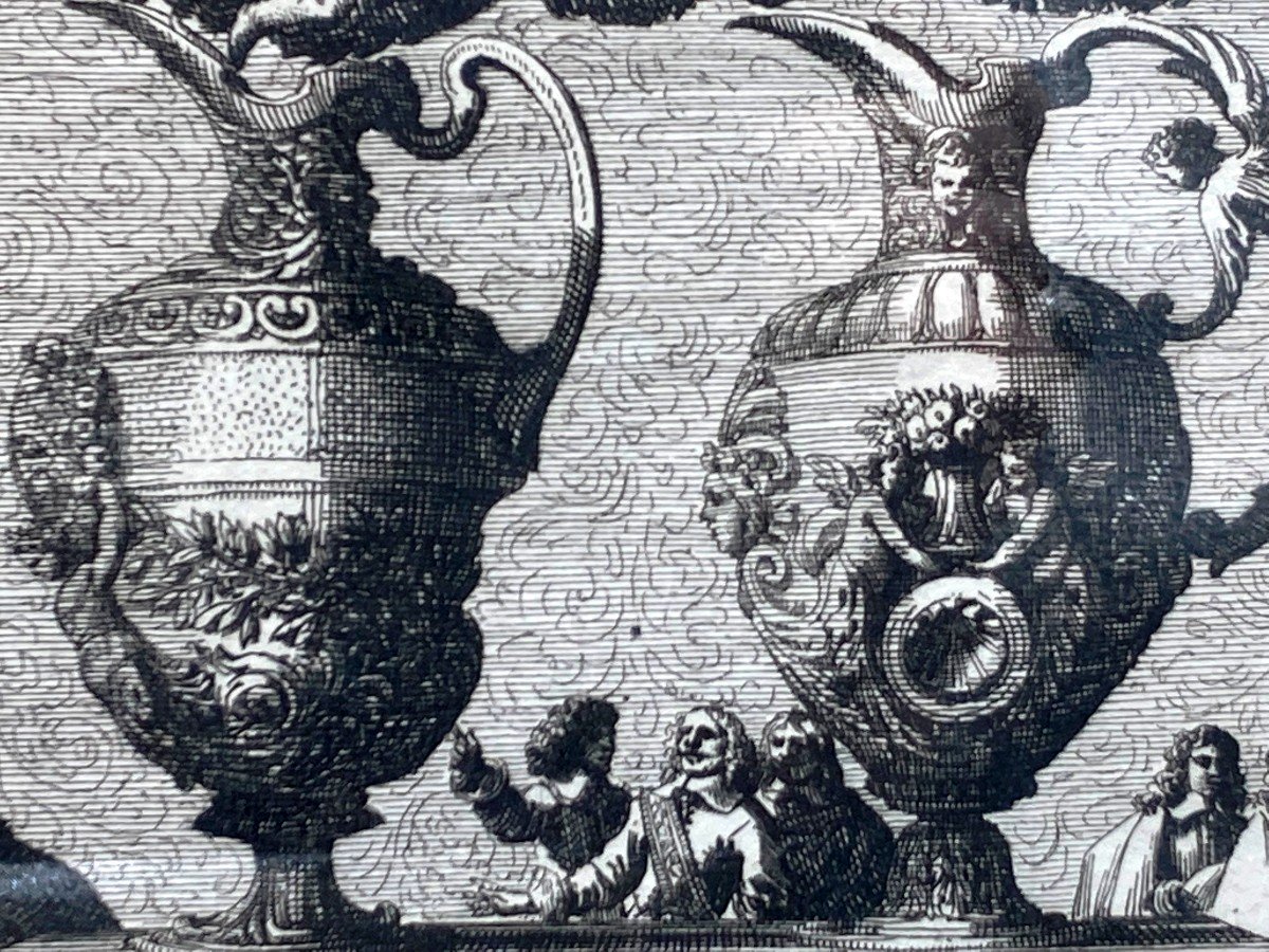 Lepautre. Pair Of Engravings. Period XVIIth Century-photo-4