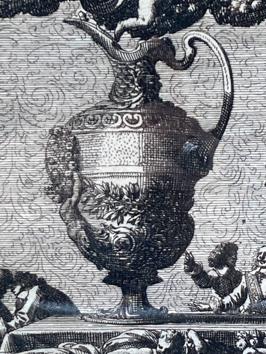 Lepautre. Pair Of Engravings. Period XVIIth Century-photo-5
