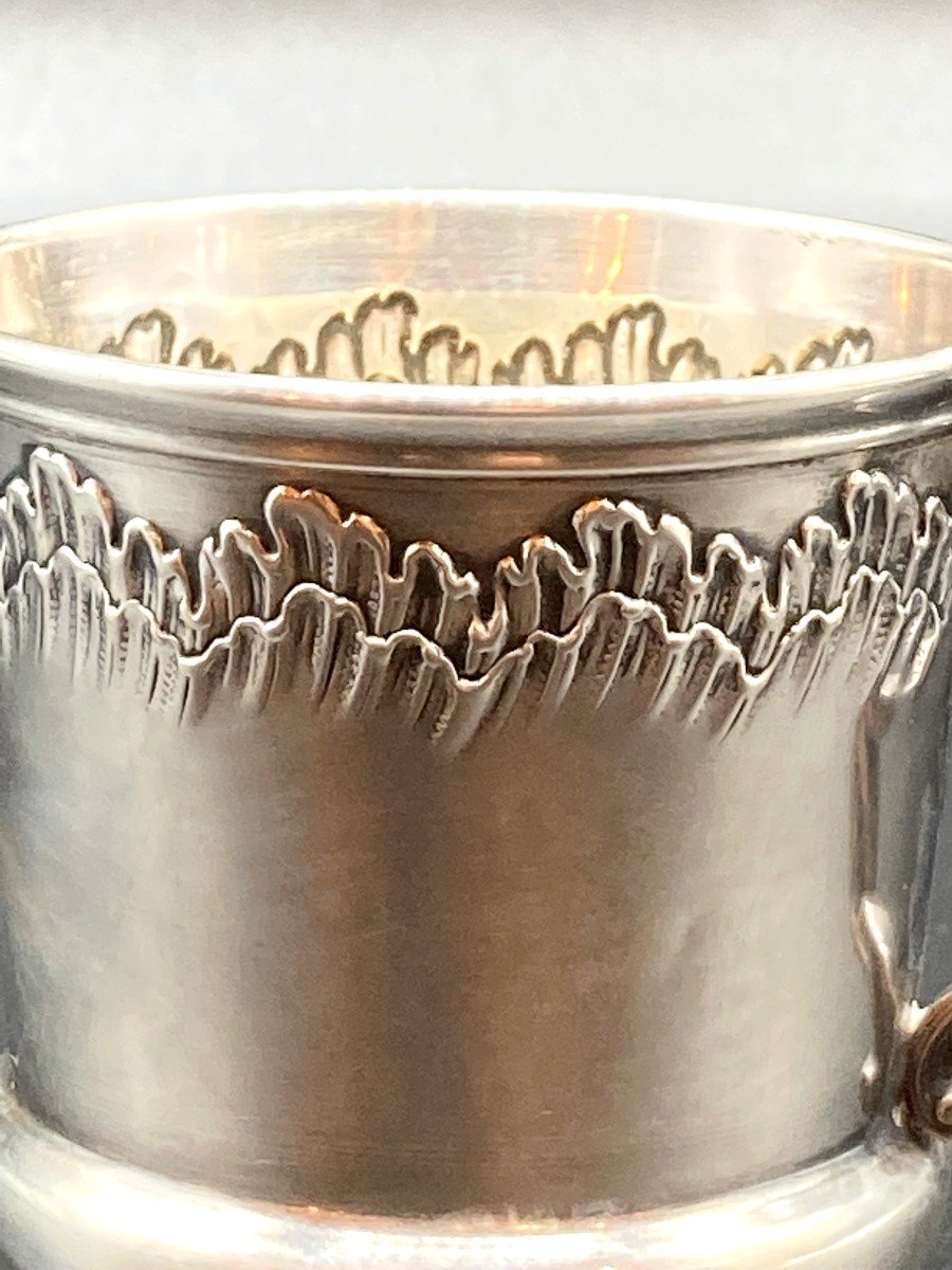 Sterling Silver Coffee Mug. Louis XV Style-photo-4