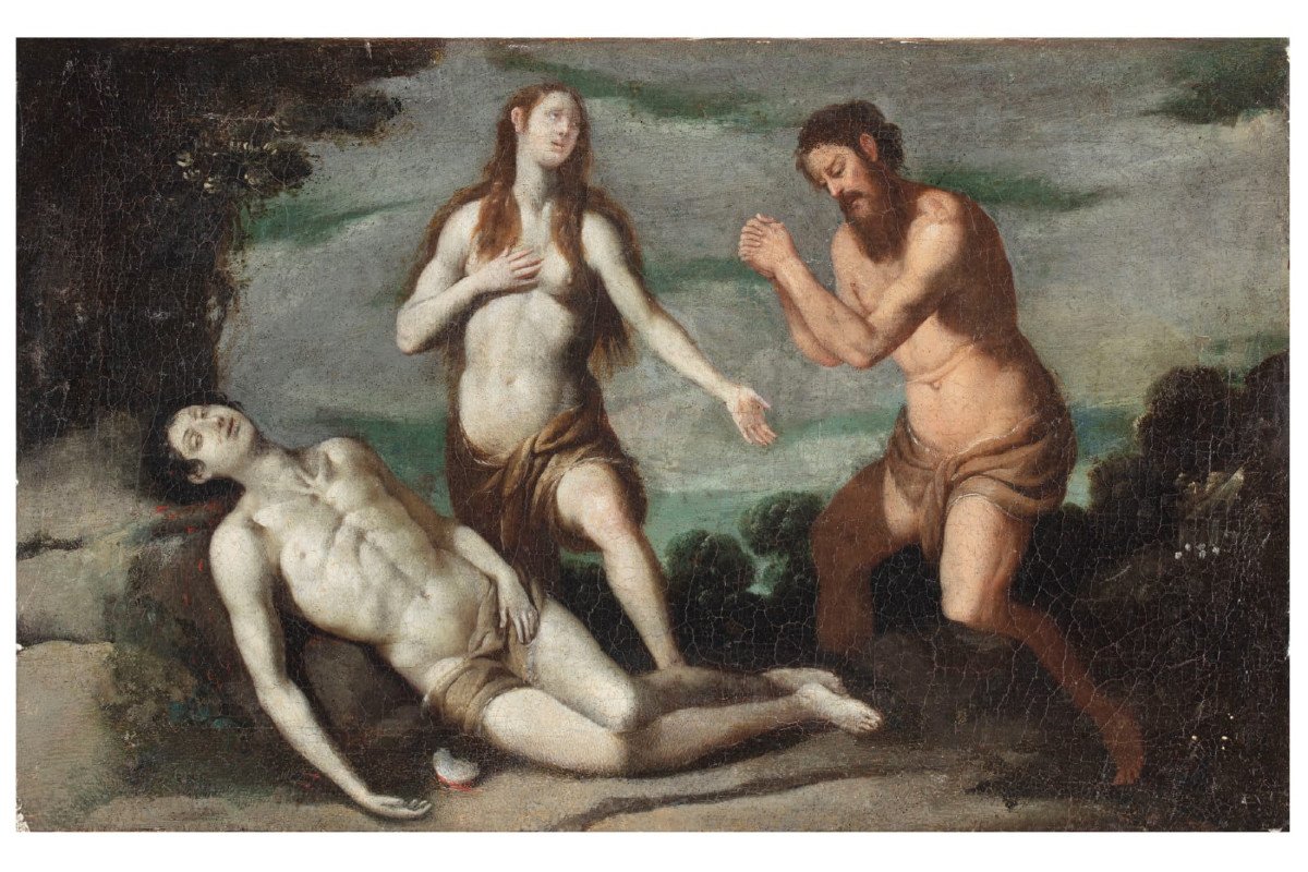 Adam And Eve Mourn The Death Of Abel