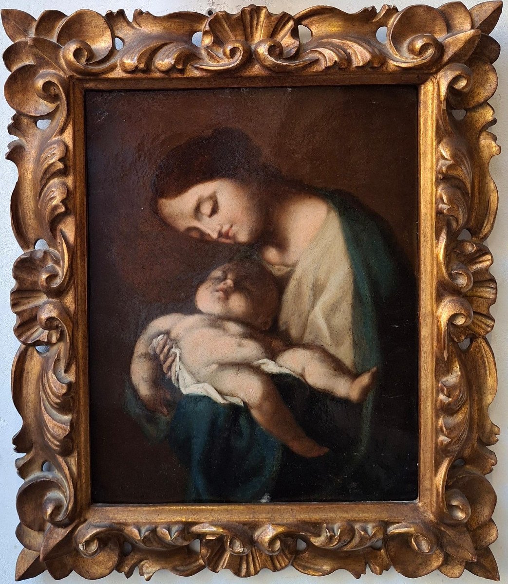 Madonna With Child, 17th Century Lombard School