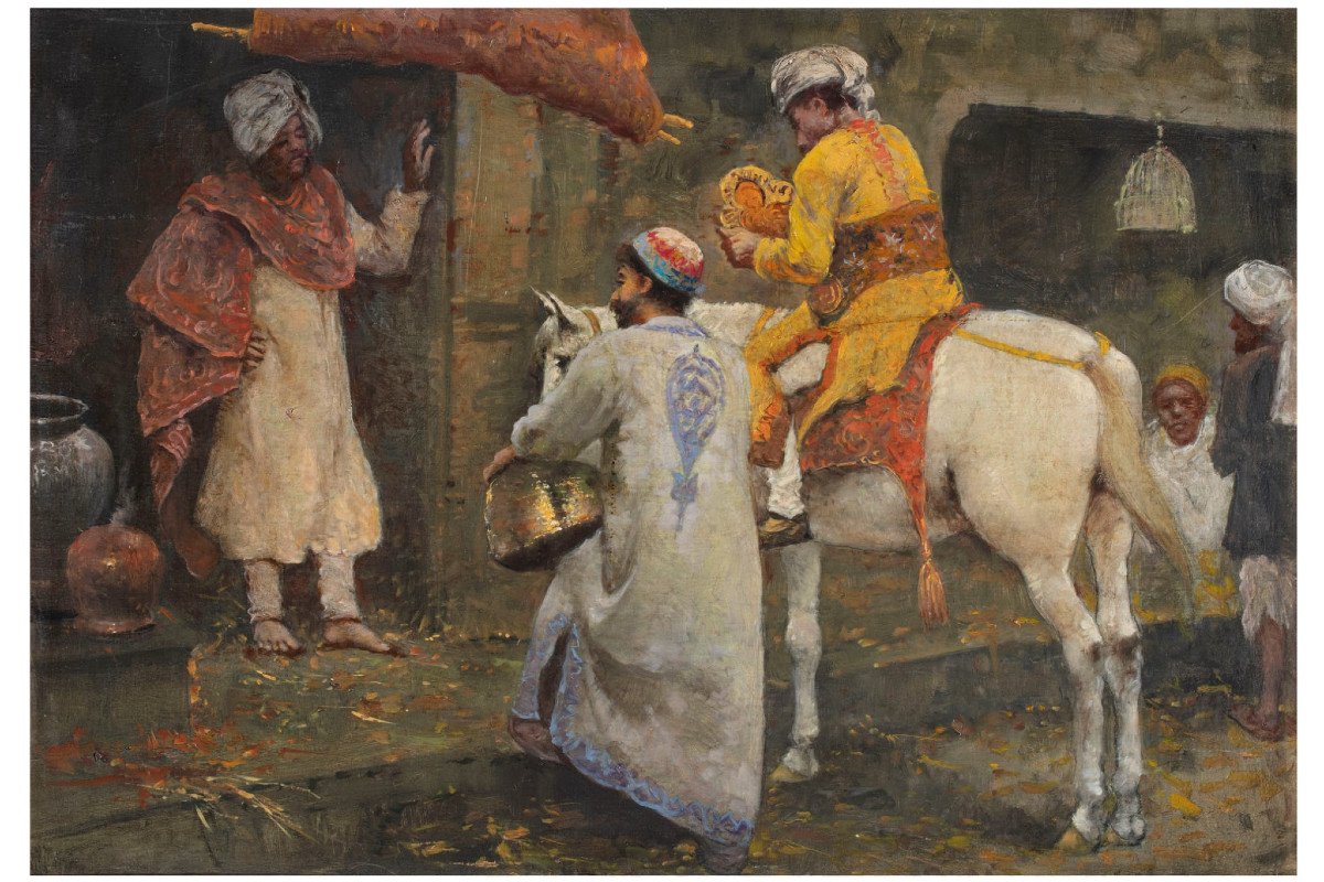 Orientalist Painter From The End Of The 19th Century-photo-3