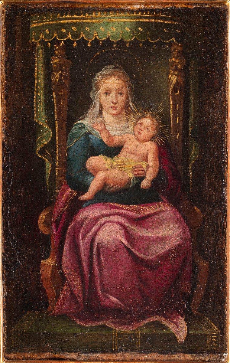 Madonna With Child Enthroned-photo-1