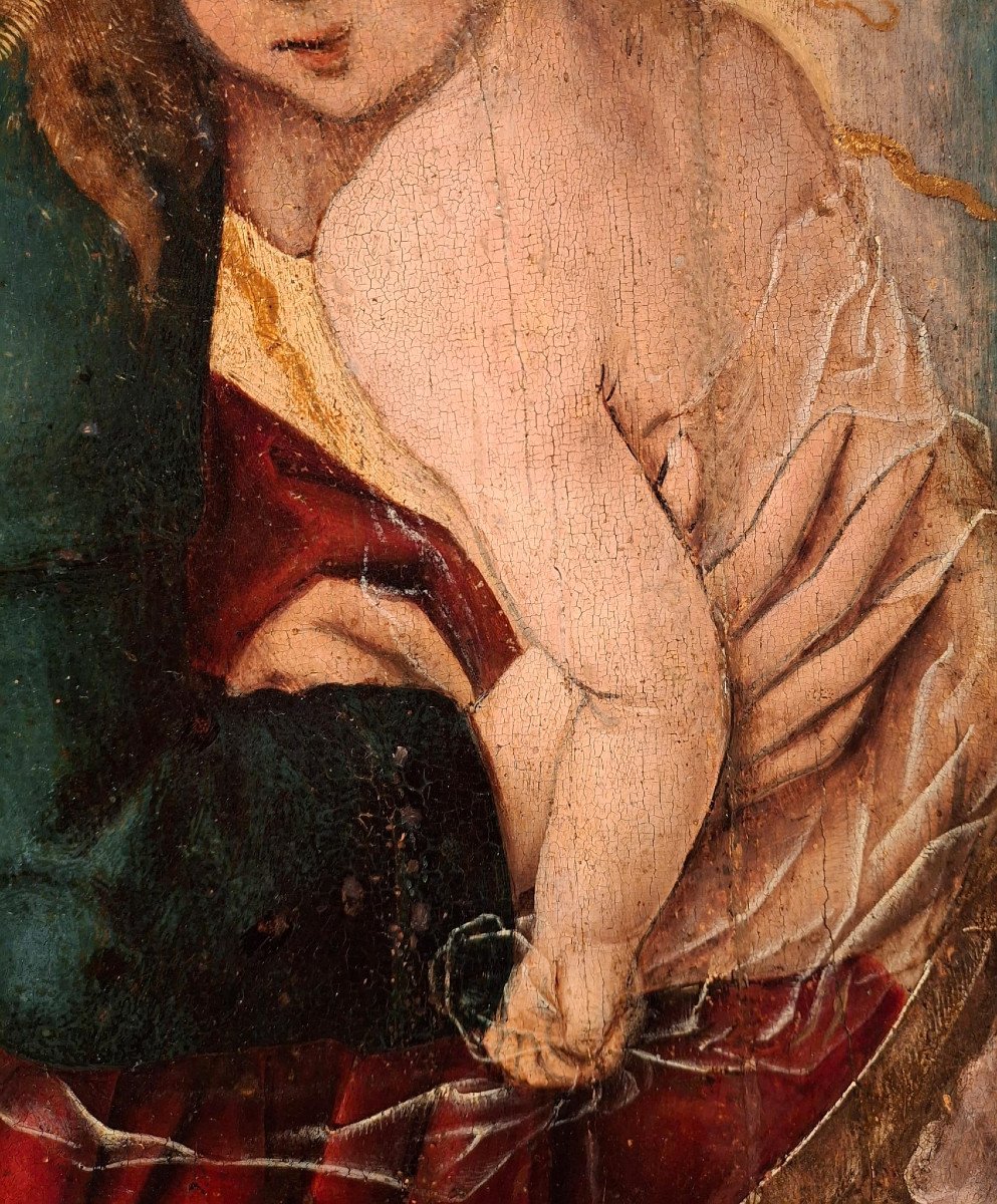 Madonna And Child, Flemish Painter-photo-2