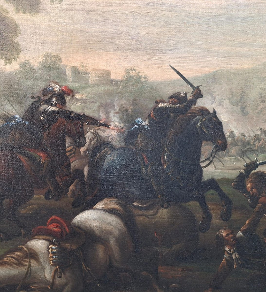 Matteo Stom (venice, 1644 - 1702), Battle-photo-1