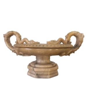 Alabaster Cup Carved