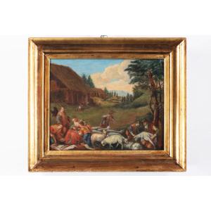 Scene Of Peasant Life, Flemish Painter