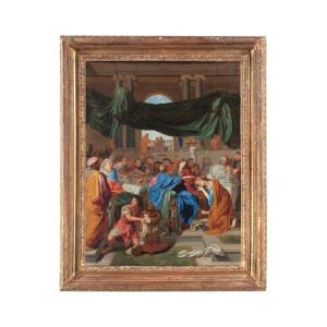 Le Banquet Du Pharisien, Entourage De Charles Le Brun