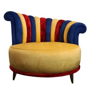 Small Multicolored Modern Design Sofa