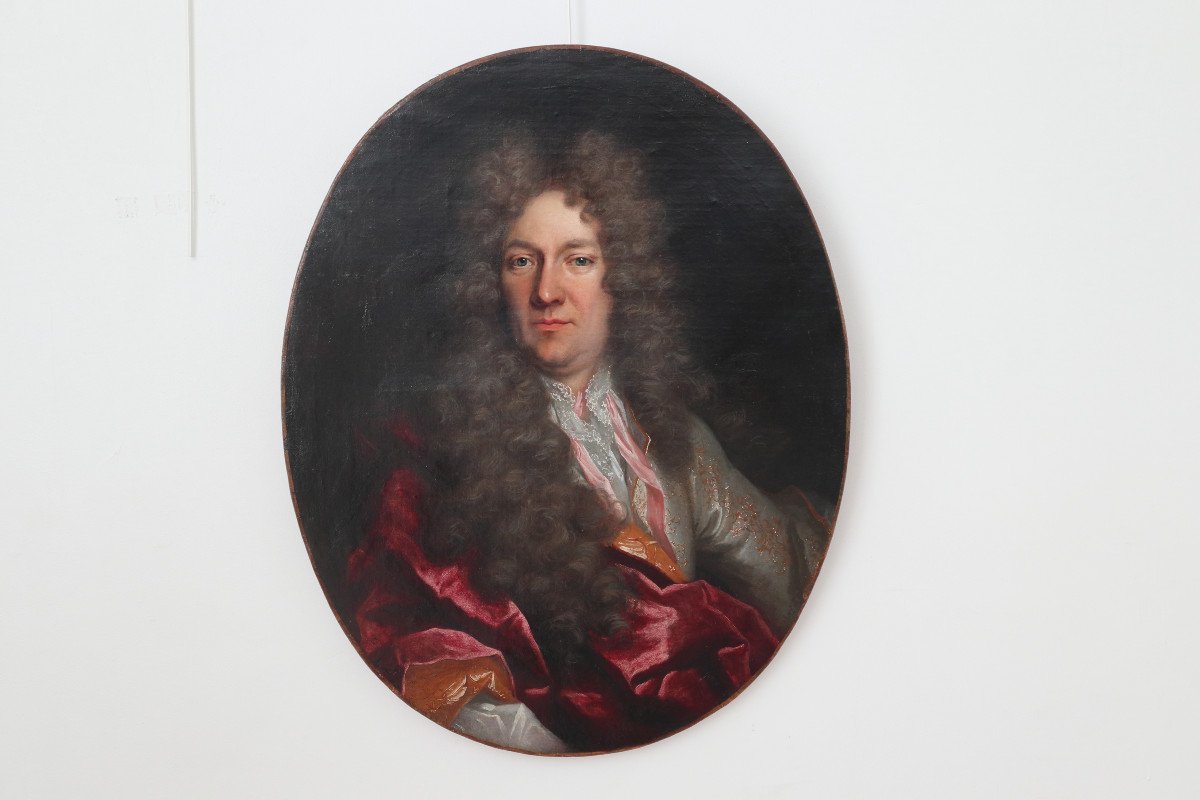 Henri  Millot (actif Entre 1699 Et 1756), Portrait De Gentilhomme-photo-3