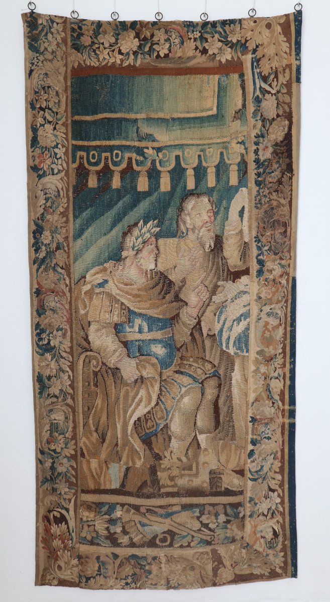 Fragment De Tapisserie d'Aubusson, XVIIeme Siècle.