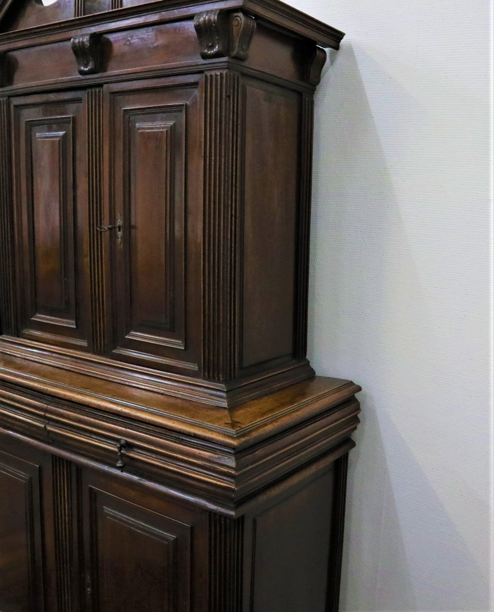 2 Walnut Body Buffet, Renaissance Style-photo-5