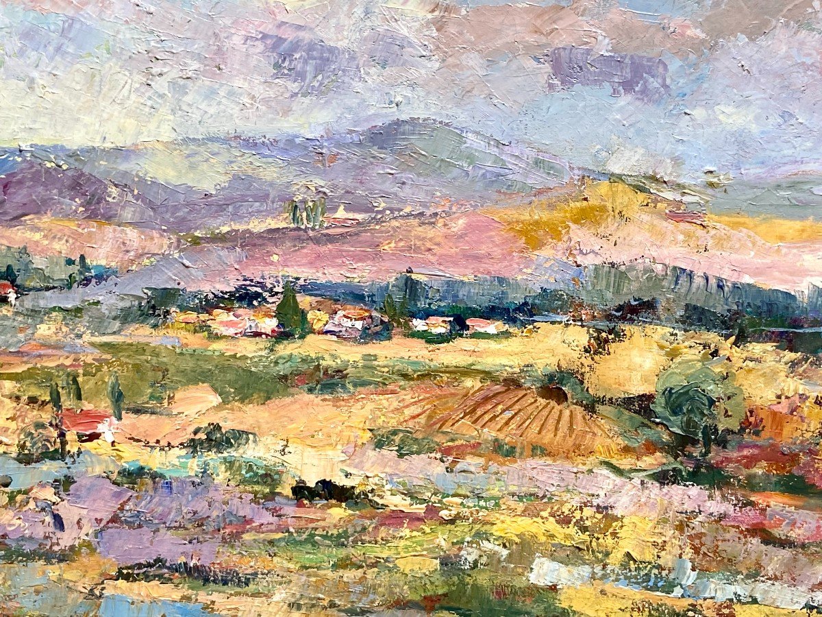 Brigitte Du Merac, Provence Landscape Painting.-photo-4