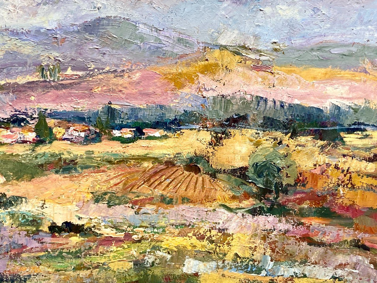 Brigitte Du Merac, Provence Landscape Painting.-photo-6