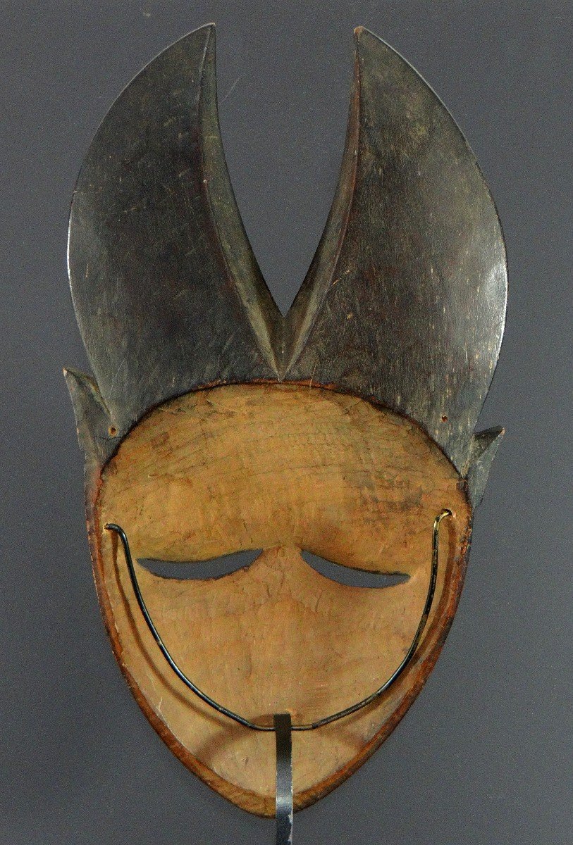 Côte d'Ivoire, Peuple Baoulé, Milieu Du XXème Siècle, Masque De Danse Anthropo-zoomorphe.-photo-4