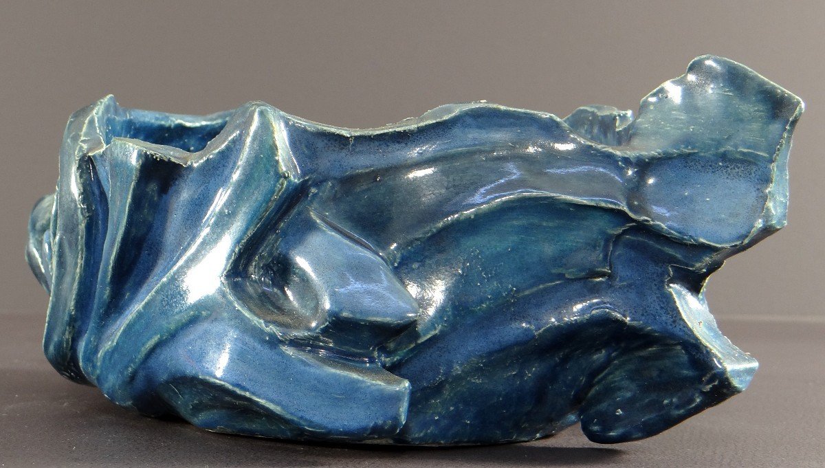 Philippe Rochette-castel (1941-2023), Ceramic Fish-shaped Tray. -photo-3