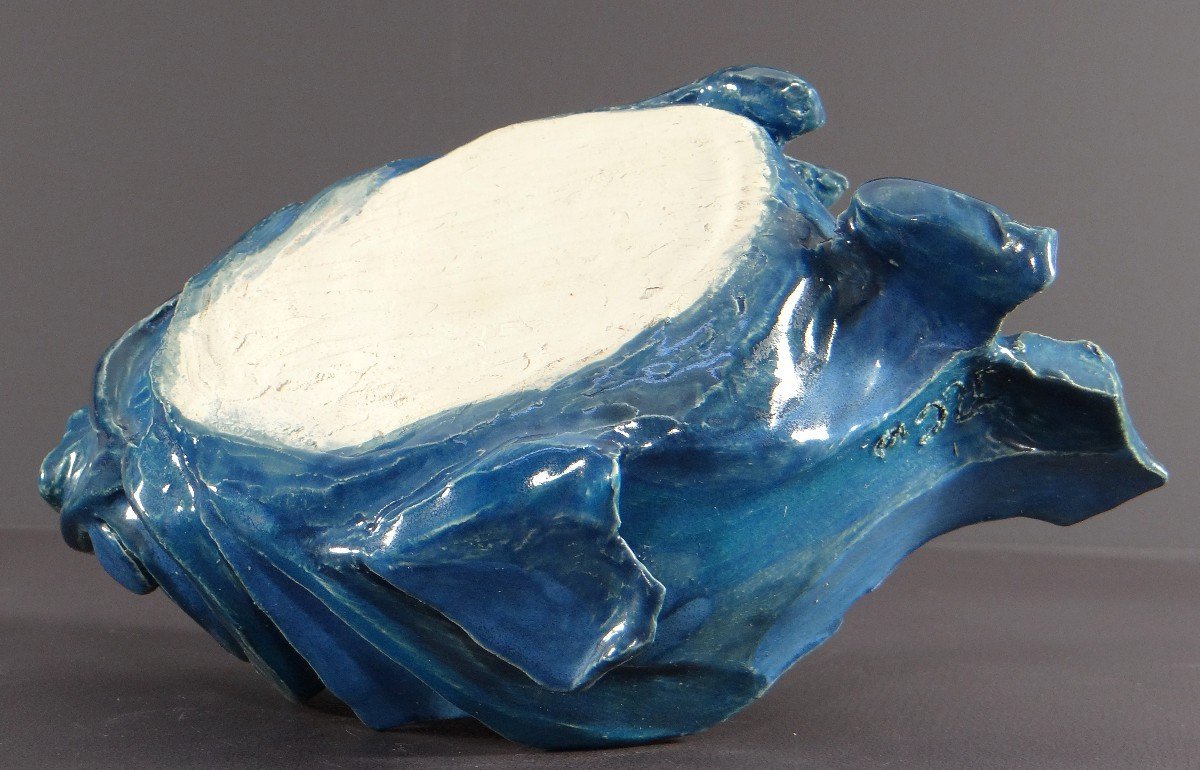 Philippe Rochette-castel (1941-2023), Ceramic Fish-shaped Tray. -photo-7