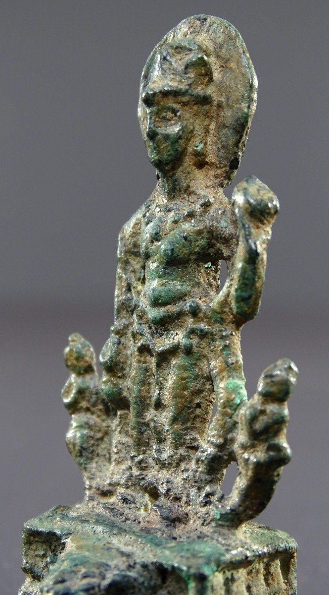 China Northern Wei Dynasty (386 To 534) Or Sui (581 To 614), Kwan Yin Miniature Bronze Statue -photo-4