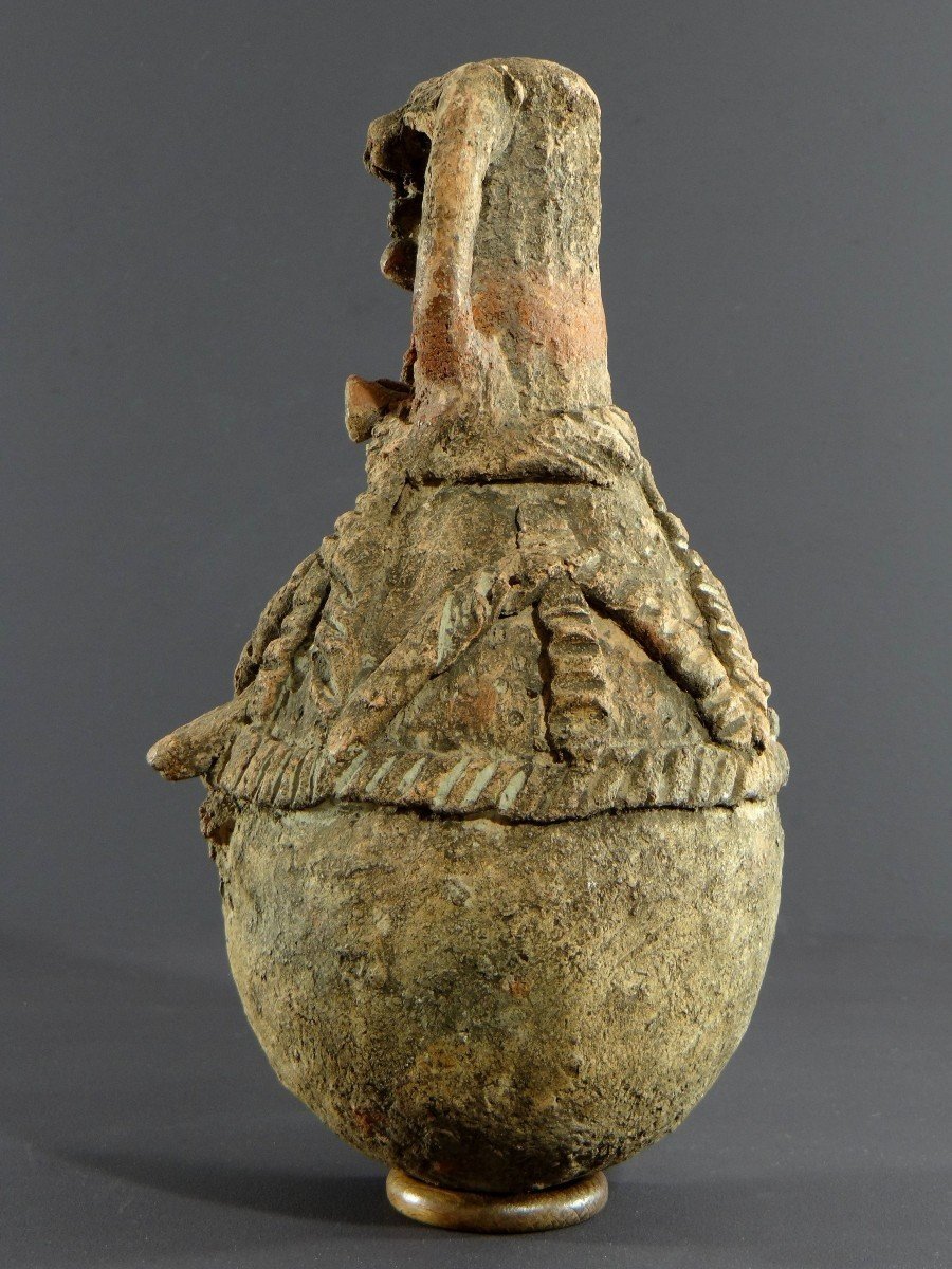 Nigeria, Cham-mwana People, 19th Century, Kwandalha Anthropomorphic Container.-photo-4