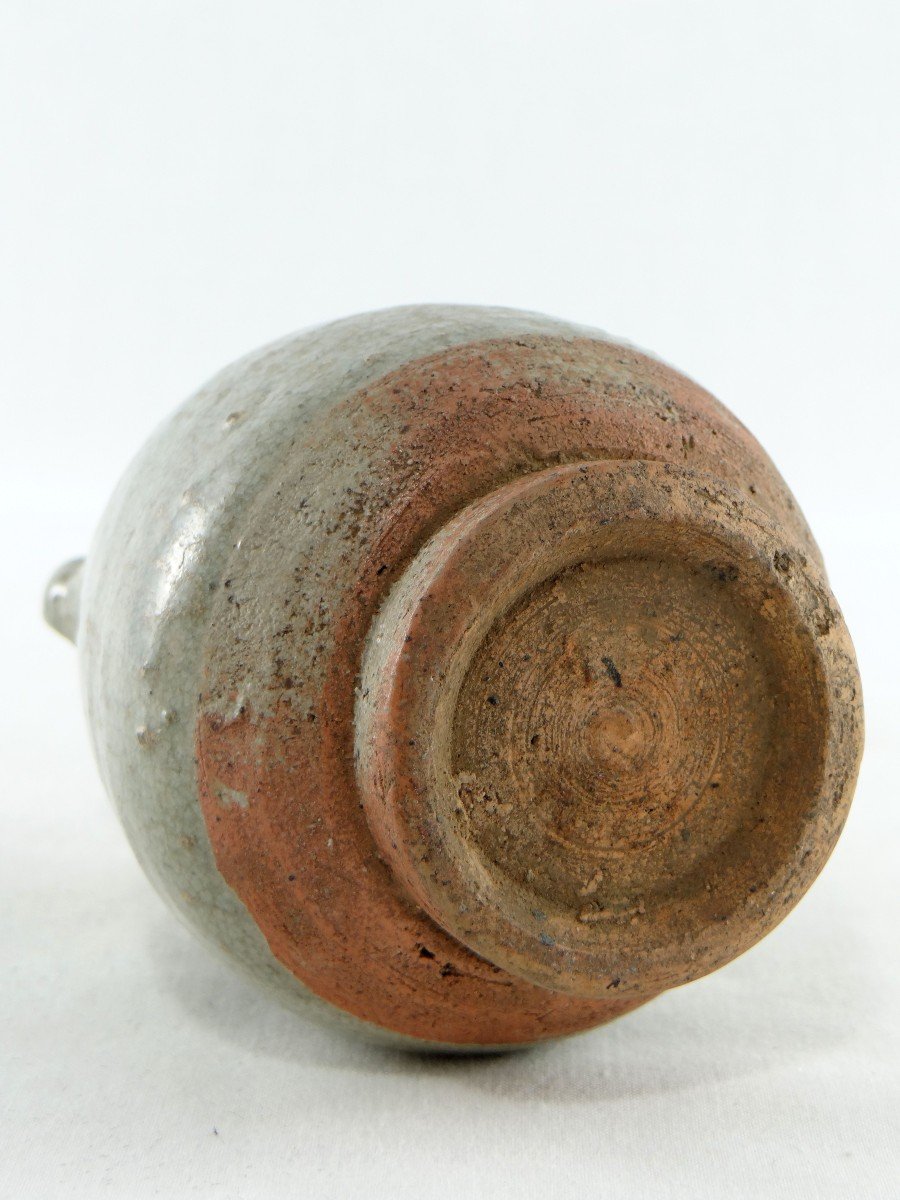 Thailand, Sawankhalok, XIVth-xvith Century, Small Celadon Ceramic Jar.-photo-2