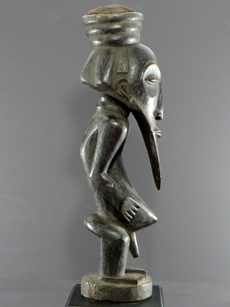 Democratic Republic Of Congo, Kusu People, Statue Of Power, First Half Of The 20th Century.-photo-1
