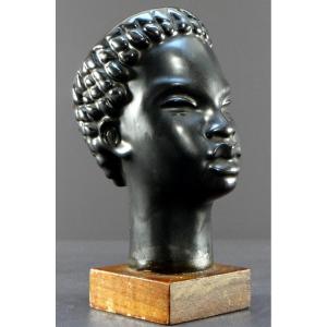France Years 1950/1960, Africanist Ceramic Vide-poches Roger Capron Spirit.