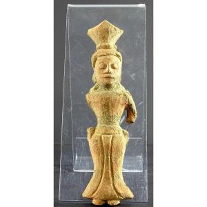 Indus Valley Civilization, Terracotta Statuette Goddess Of Fertility. 