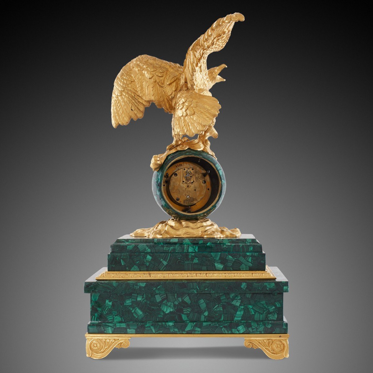 A Napoleon III Style Desk Clock, 19th Century.-photo-2