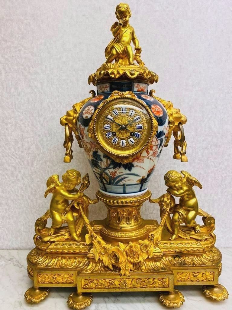 Napoleon III - Vase En Porcelaine émaillée