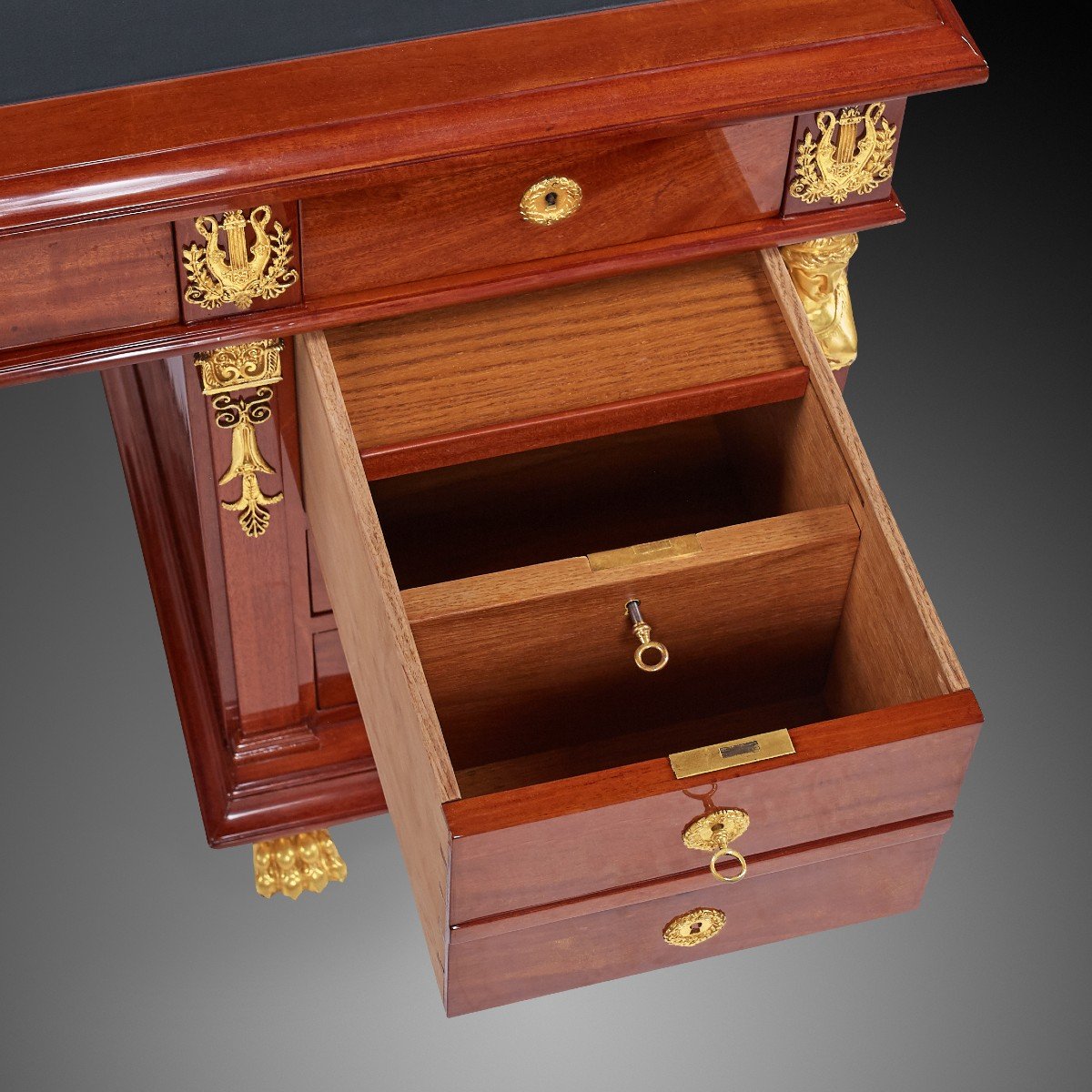 Nineteenth Century Empire Style Desk-photo-4