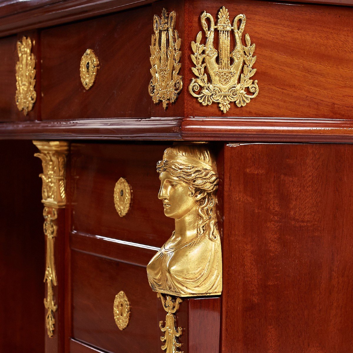 Nineteenth Century Empire Style Desk-photo-1