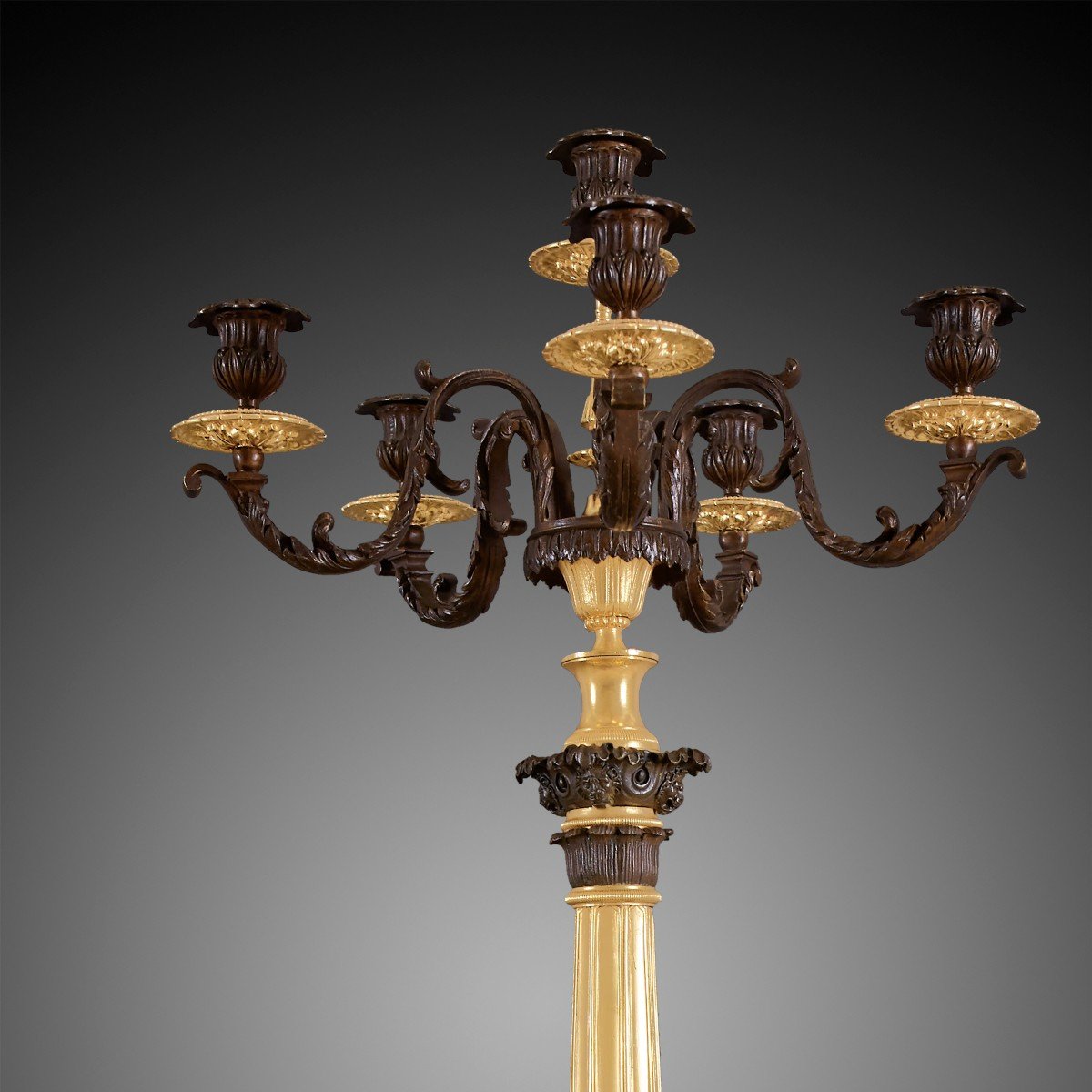 A Pair Of Candelabra From The 19th Century Louis-philippe-photo-3