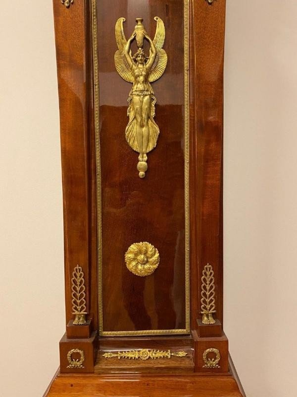 19th Century Empire Grandfather Clock-photo-2