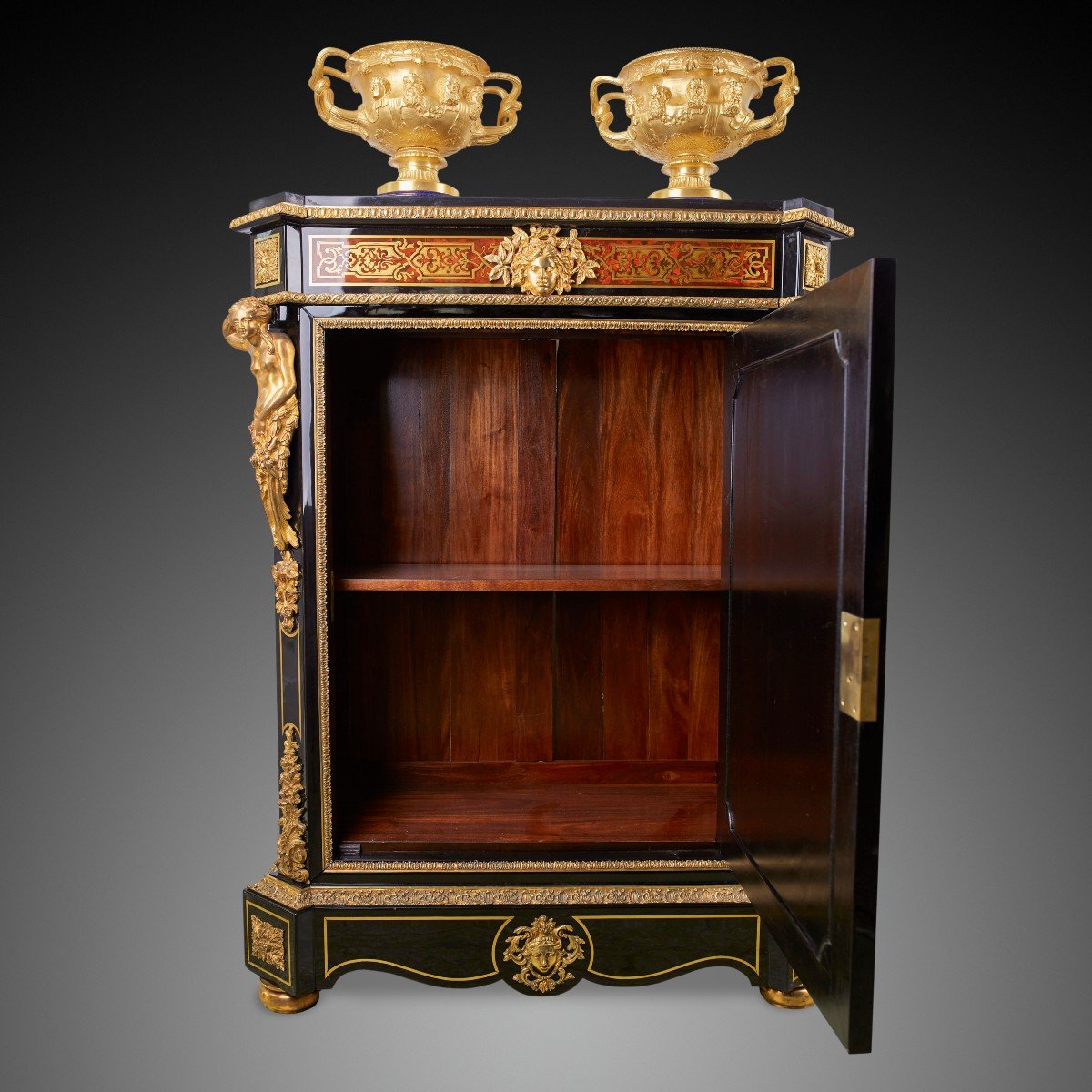 Commodes Boulle XIX , style Napoleon III-photo-4