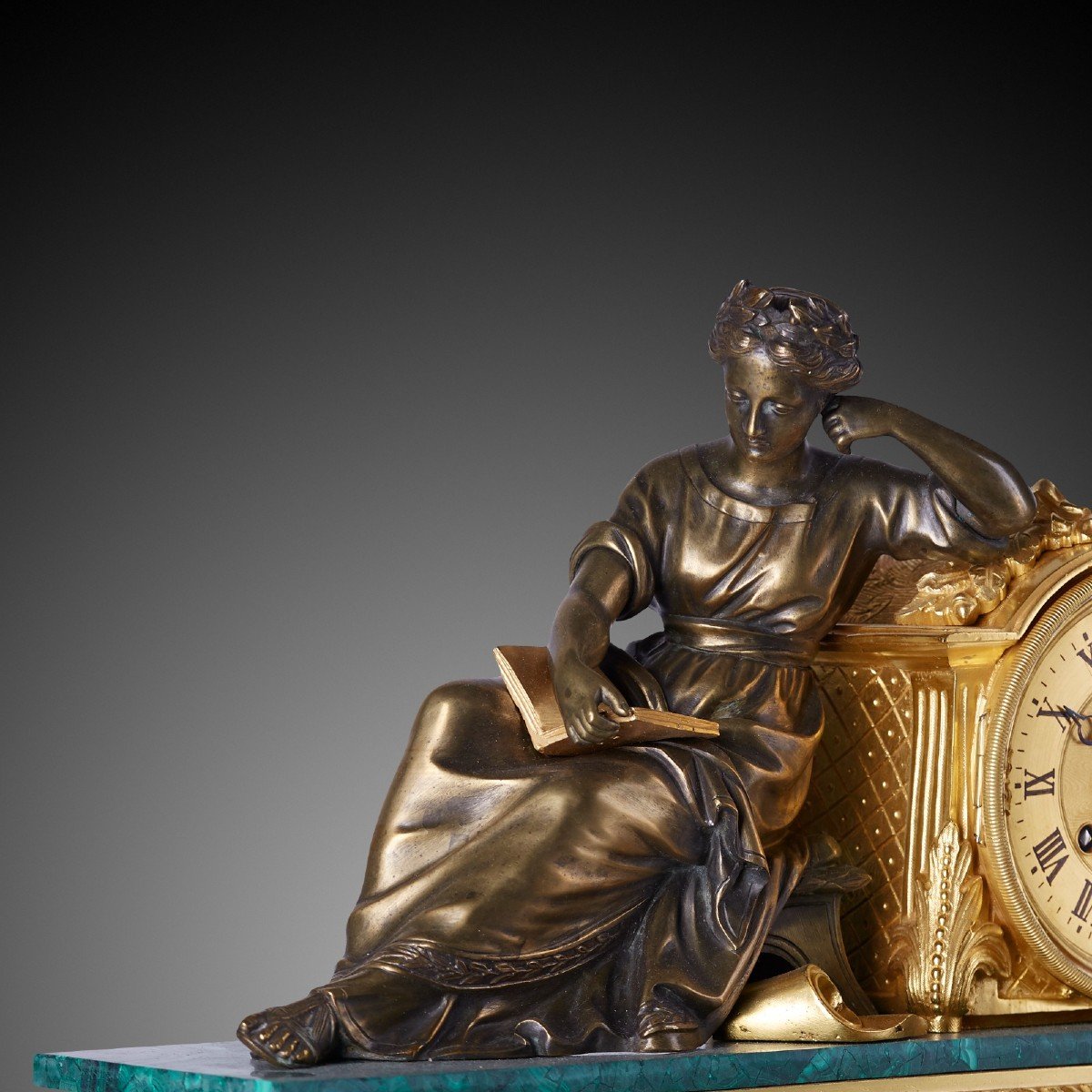Mantel Clock 19th Century Napoleon III Period-photo-4