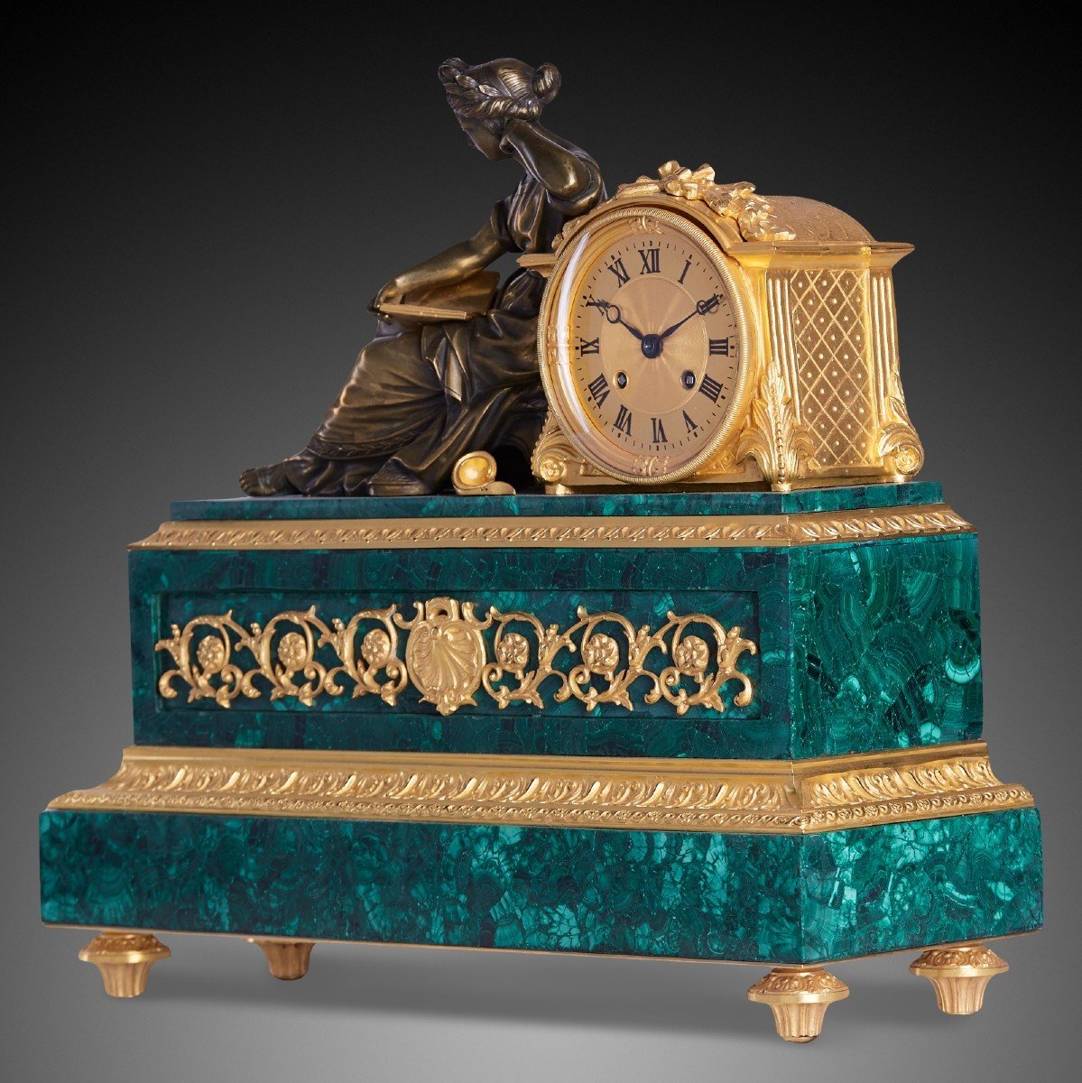 Mantel Clock 19th Century Napoleon III Period-photo-2