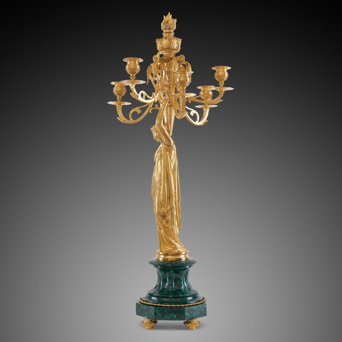 Pair Of 19th Century Candelabra-photo-3