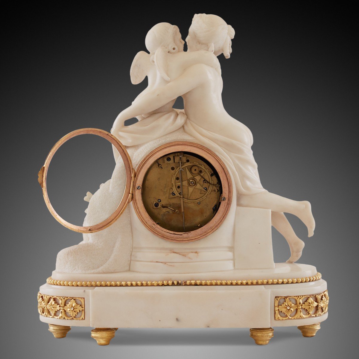 18th Century Mantel Clock Louis XVI Period By Furet In Paris-photo-3