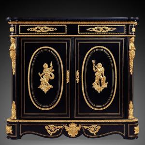 French Cabinet From The 19th Century, Napoleon III Period.