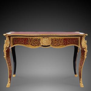 Boulle Desk, Napoleon III From The Nineteenth Century.