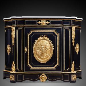 Cabinet Français Du XIXe Siècle d'époque Napoléon III.