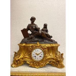 19th Century Clock Signed - Raingo Frères