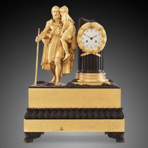 18th C. Mantel Clock By Kinable In Paris