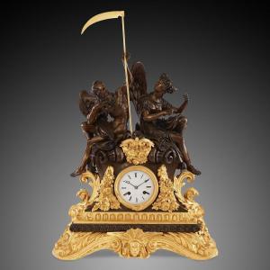 Louis-philippe And Charles X Era Clock