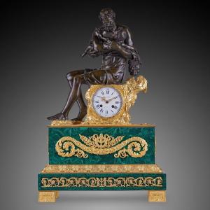 A Louis Philippe Charles X Style Mantel Clock