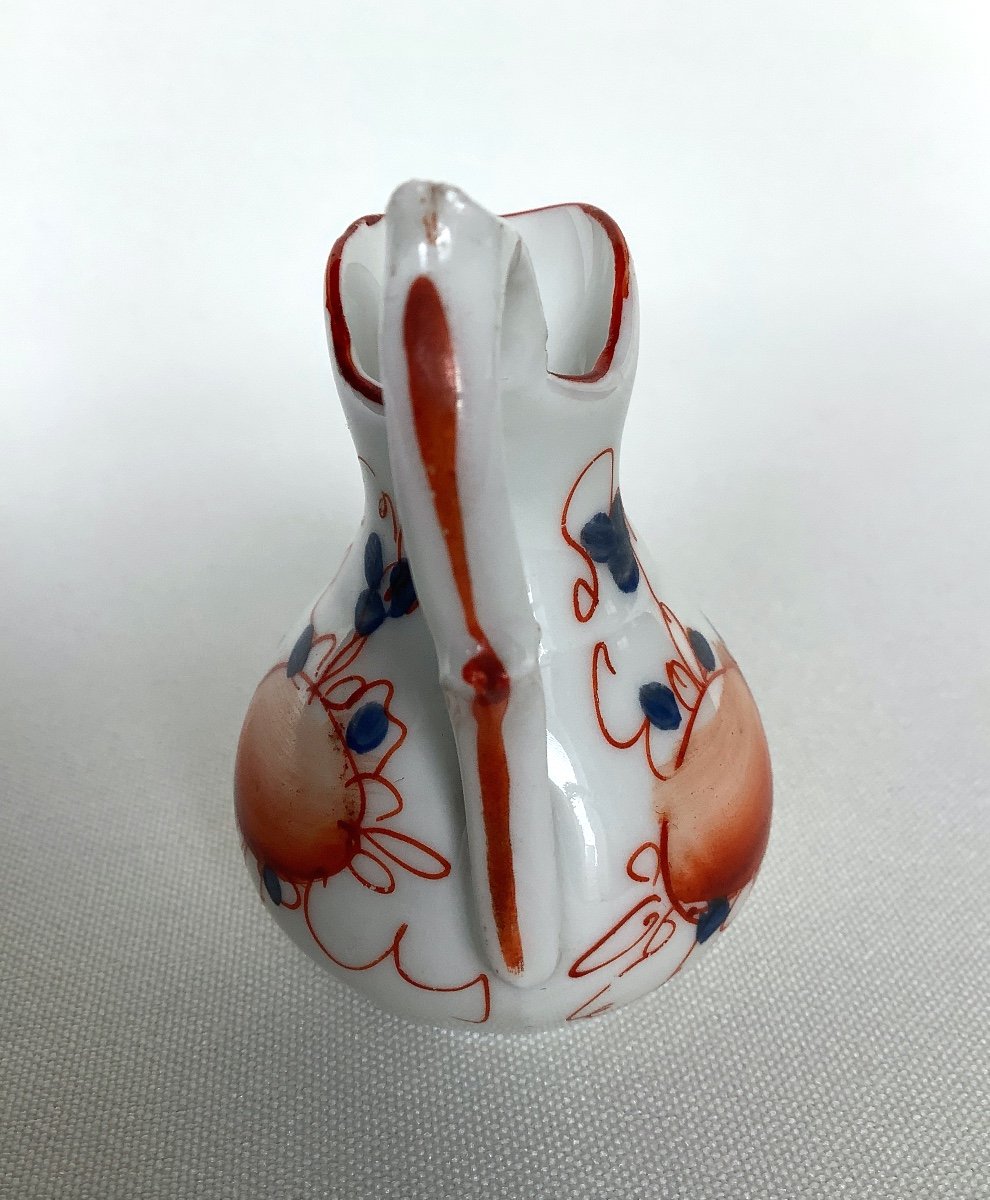 Bayeux Porcelain. Miniature Vase And Pitcher-photo-3