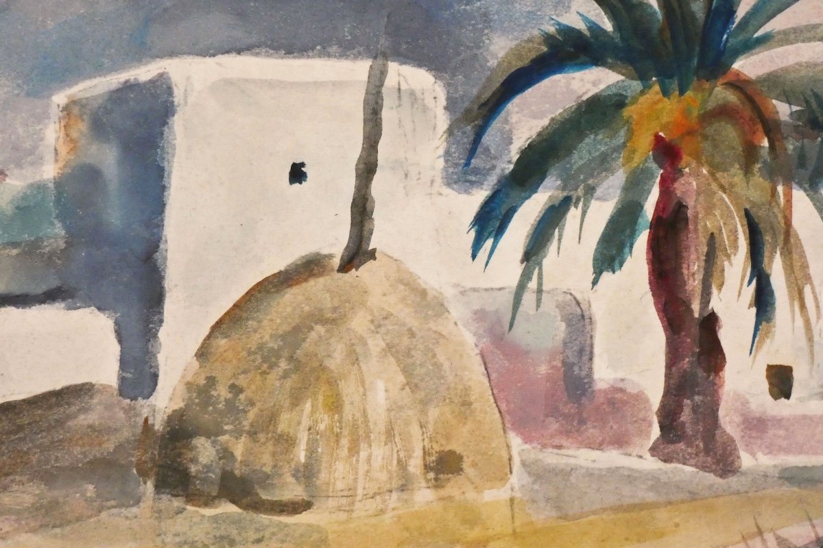 Willy Eisenschitz - The House With The Palm Tree - Around 1930 - School Of Paris - -photo-4