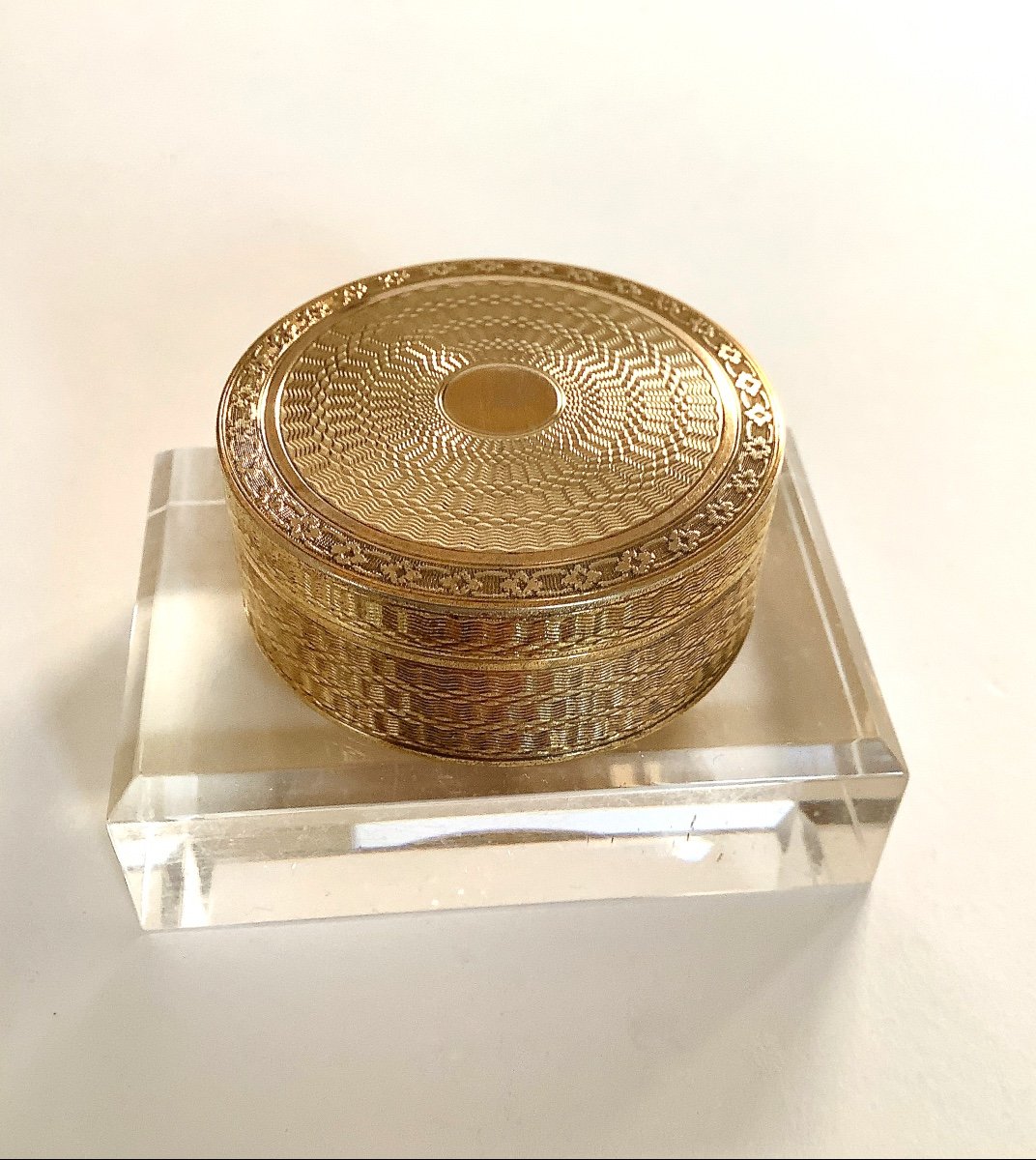 Small Silver-gilt Box. 19th Century