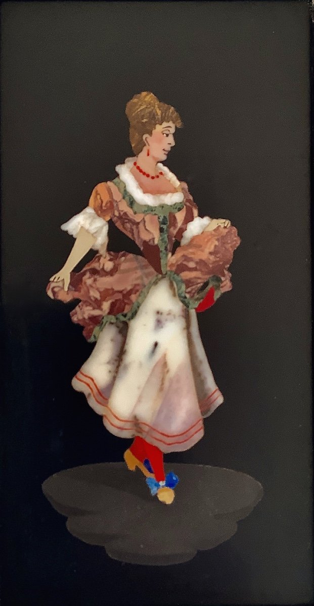 Italian Dancer. Marble Marquetry-photo-2